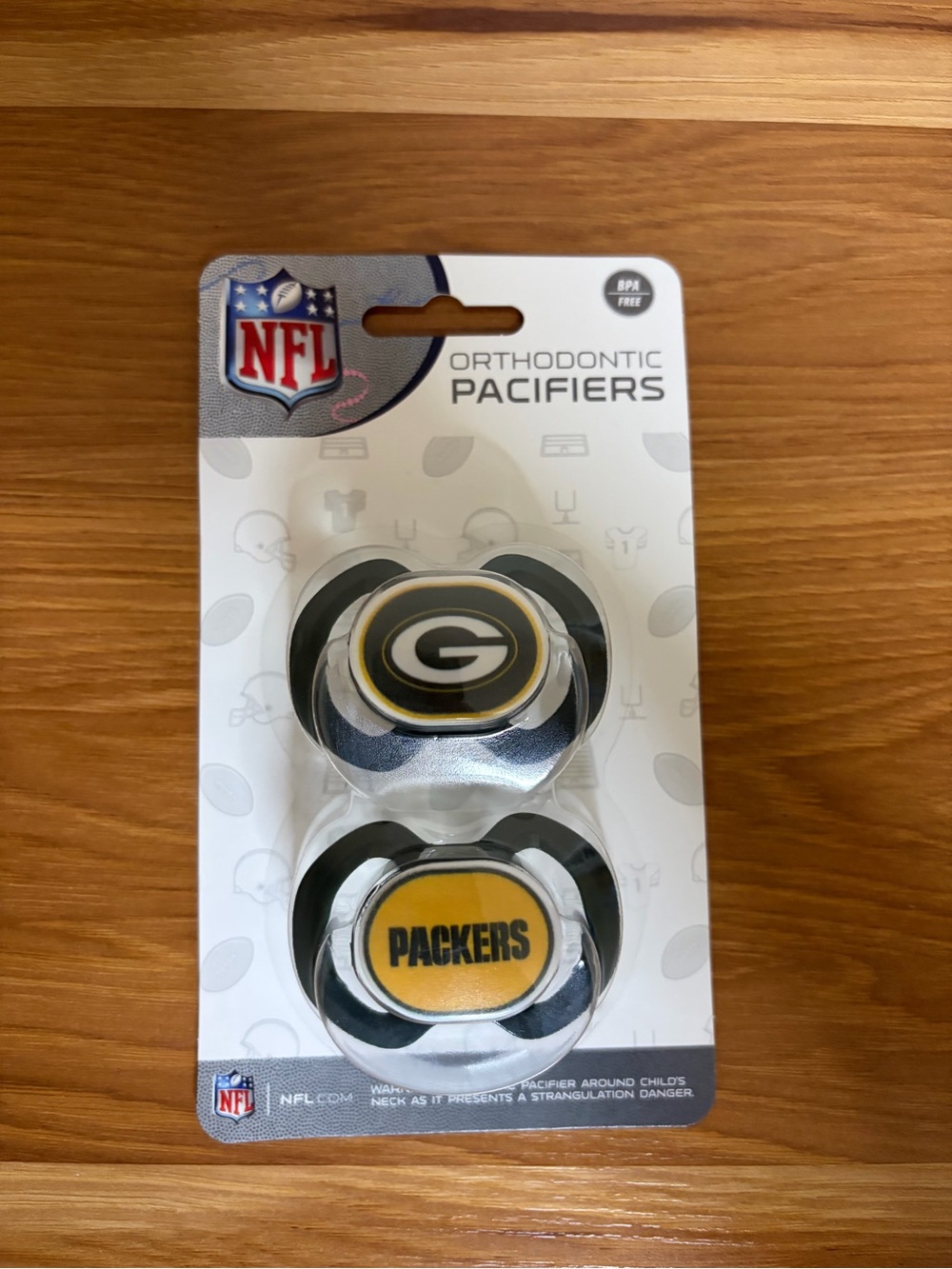 Green Bay Baby Pacifiers